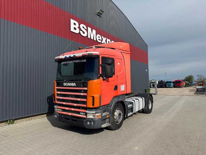 Scania R 124 LA 360, Manual pump. - Tractor truck: picture 1 Scania R 124 LA 360, Manual pump. - Tractor truck: picture 1