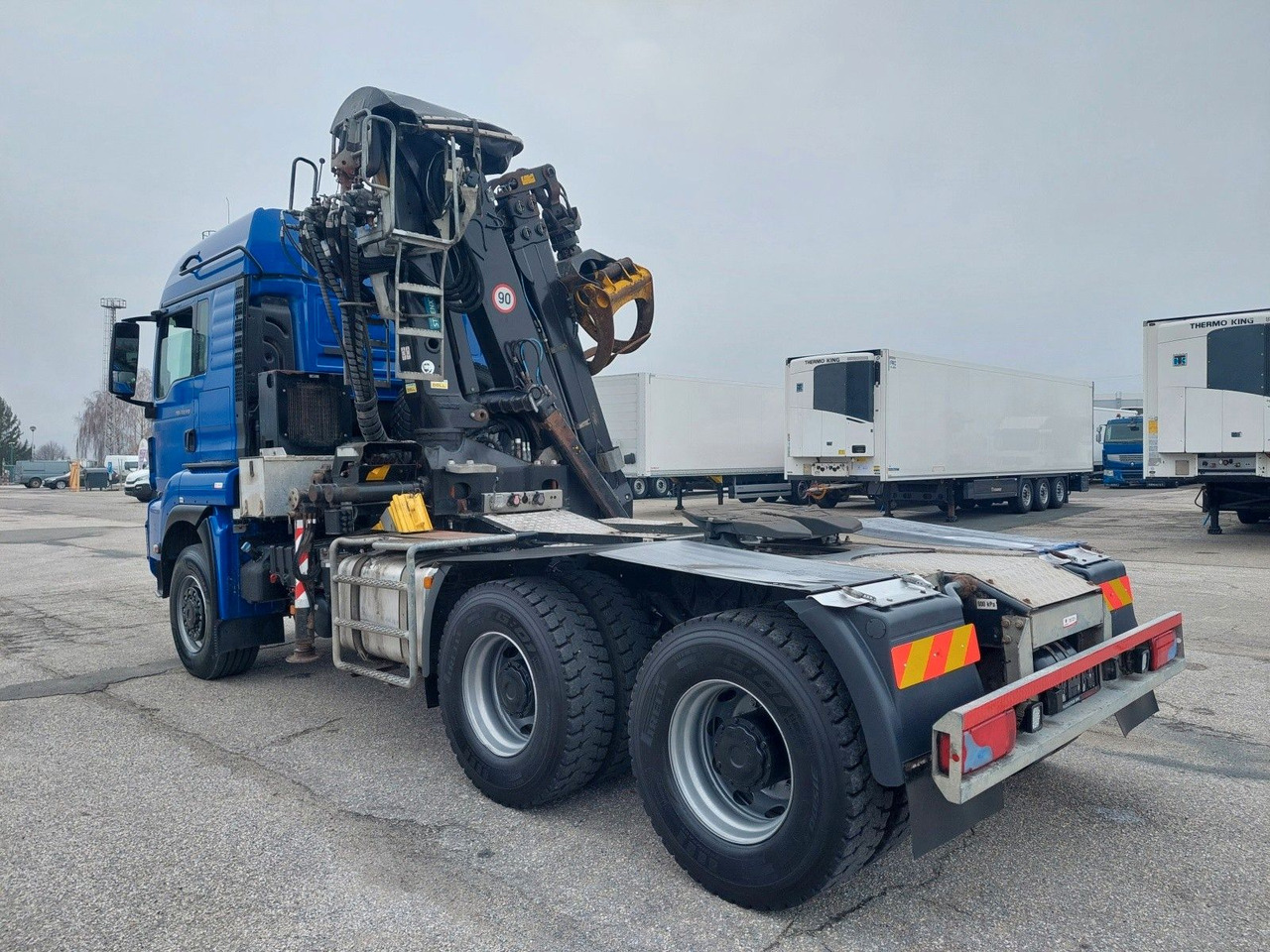 MAN TG3 33.510 6X6 BL KRAN LANGHOLZ Kesla 2117ZT94 - Tractor truck: picture 3 MAN TG3 33.510 6X6 BL KRAN LANGHOLZ Kesla 2117ZT94 - Tractor truck: picture 3