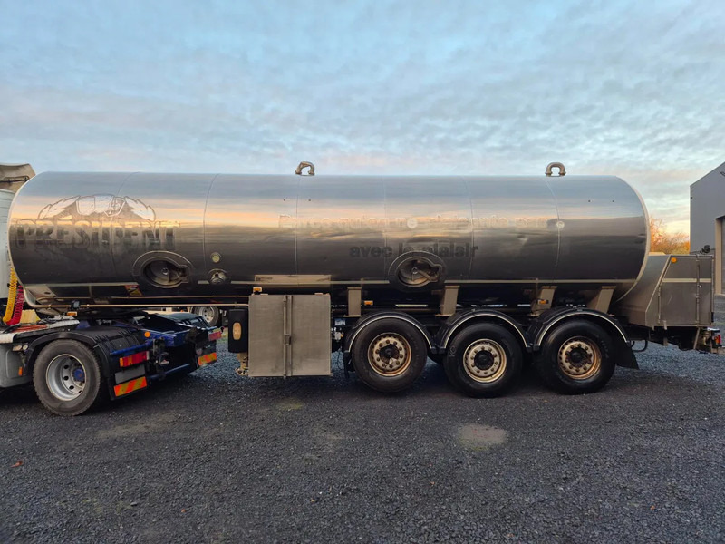 MAISONNEUVE 29000L INSULATED INOX TANK - 1 COMP - HYDRAULIC PUMP - Tanker semi-trailer: picture 2 MAISONNEUVE 29000L INSULATED INOX TANK - 1 COMP - HYDRAULIC PUMP - Tanker semi-trailer: picture 2