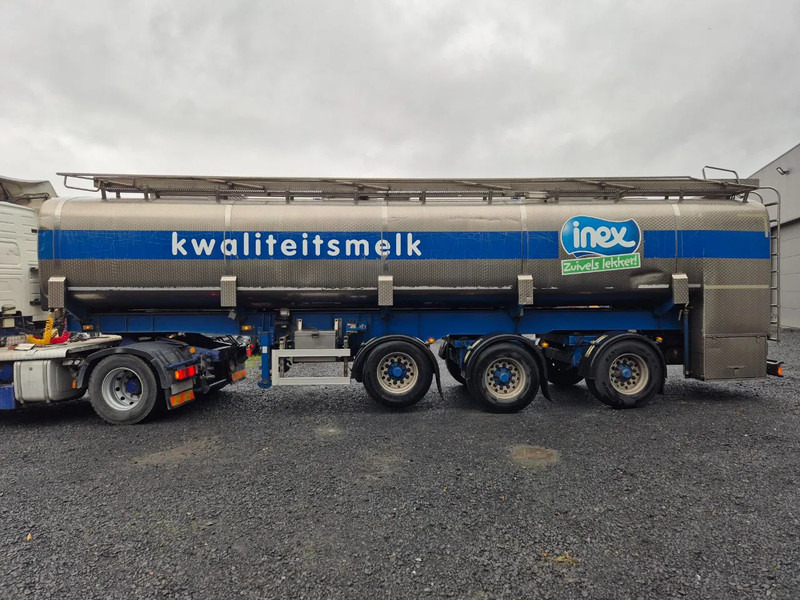 Mafa 30 000L INSULATED INOX TANK - 3 COMP - PUMP - Tanker semi-trailer: picture 2 Mafa 30 000L INSULATED INOX TANK - 3 COMP - PUMP - Tanker semi-trailer: picture 2
