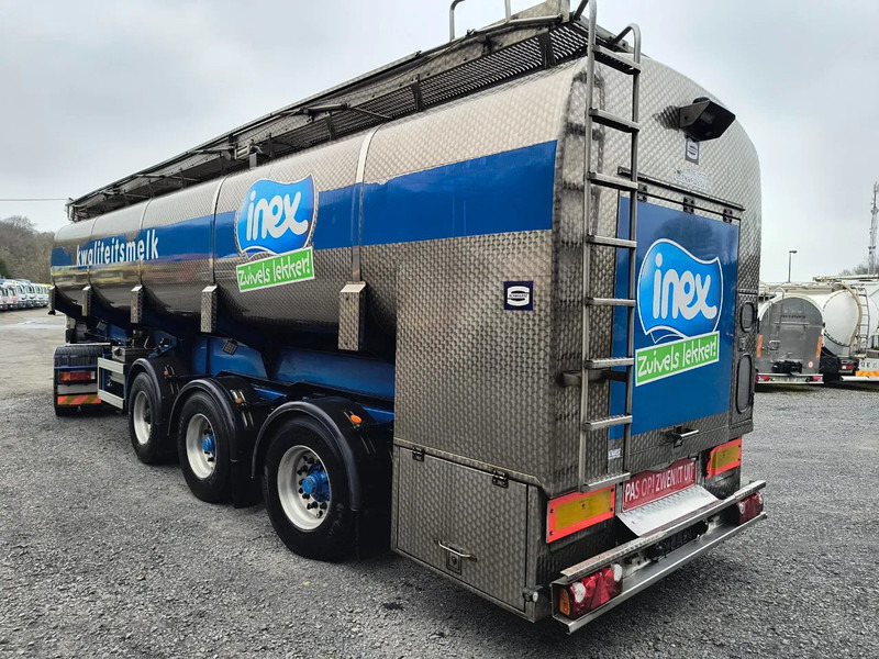 Mafa INSULATED INOX TANK 29000L 3 COMP - PUMP/COUNTER - 2 STEERING AXLES - Tanker semi-trailer: picture 3 Mafa INSULATED INOX TANK 29000L 3 COMP - PUMP/COUNTER - 2 STEERING AXLES - Tanker semi-trailer: picture 3