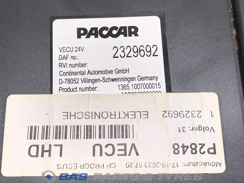 DAF - ECU for Truck: picture 2 DAF - ECU for Truck: picture 2