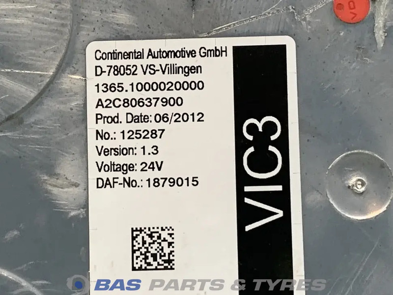 DAF Regeleenheid VIC DAF 1778409 - Cables/ Wire harness for Truck: picture 2 DAF Regeleenheid VIC DAF 1778409 - Cables/ Wire harness for Truck: picture 2