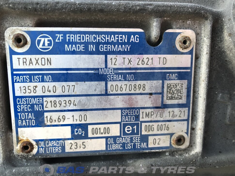 DAF XF106 - Gearbox for Truck: picture 5 DAF XF106 - Gearbox for Truck: picture 5