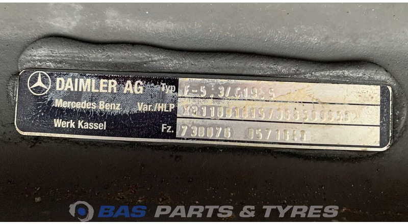 Mercedes-Benz Mercedes F-5.3/C19.5 Vooras A 967 331 03 01 - Front axle for Truck: picture 4 Mercedes-Benz Mercedes F-5.3/C19.5 Vooras A 967 331 03 01 - Front axle for Truck: picture 4