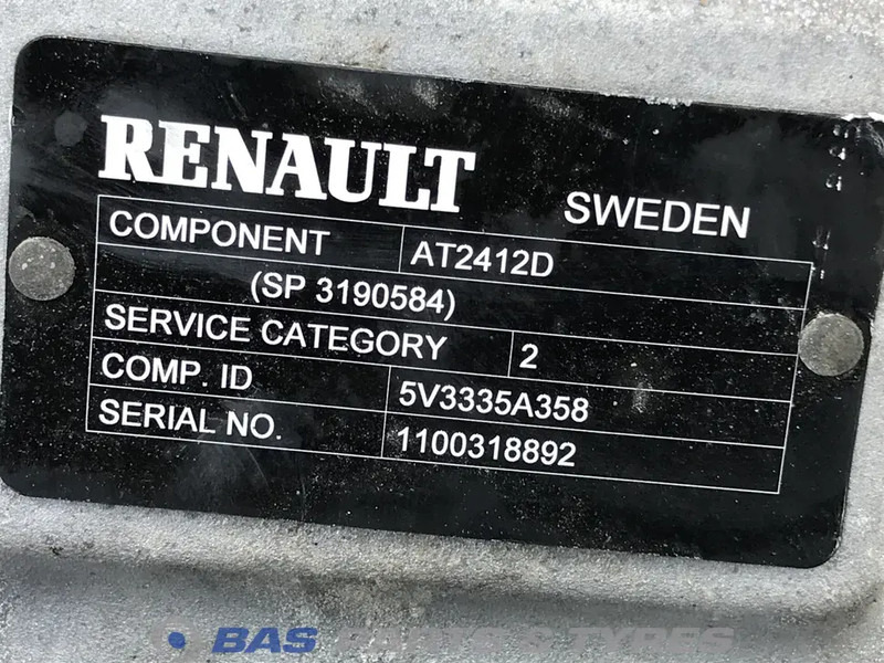 Renault Premium (Meerdere types) AT2412D Optidriver Versnellingsbak G0000393 - Gearbox for Truck: picture 5 Renault Premium (Meerdere types) AT2412D Optidriver Versnellingsbak G0000393 - Gearbox for Truck: picture 5
