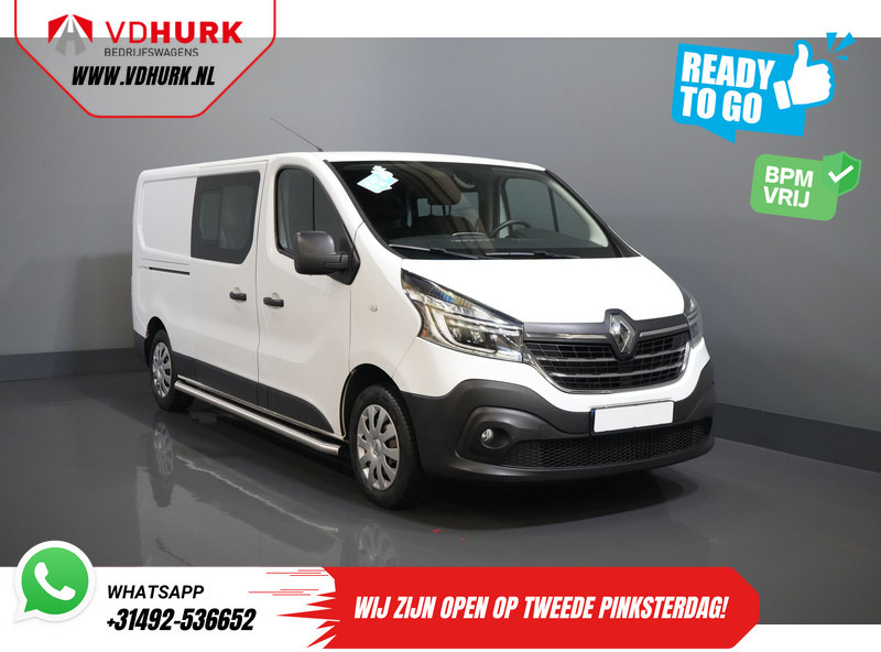Renault Trafic 2.0 dCi 120 pk L2 DC Dubbel Cabine BPM VRIJ! Ready2Go LED/ 2x schuifdeur/ Sidebars/ Carplay/ Climate/ Camera/ PDC/ Cruise/ Trekh - Small van, Combi van: picture 1 Renault Trafic 2.0 dCi 120 pk L2 DC Dubbel Cabine BPM VRIJ! Ready2Go LED/ 2x schuifdeur/ Sidebars/ Carplay/ Climate/ Camera/ PDC/ Cruise/ Trekh - Small van, Combi van: picture 1