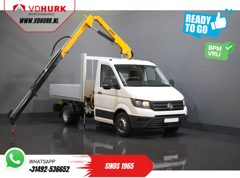 Volkswagen Crafter 50 165 pk Effer 352S Kraan/ Crane/ Kran/ Autokran/ PTO/ Open laadbak/ Dubbel Lucht - Open body delivery van: picture 1 Volkswagen Crafter 50 165 pk Effer 352S Kraan/ Crane/ Kran/ Autokran/ PTO/ Open laadbak/ Dubbel Lucht - Open body delivery van: picture 1