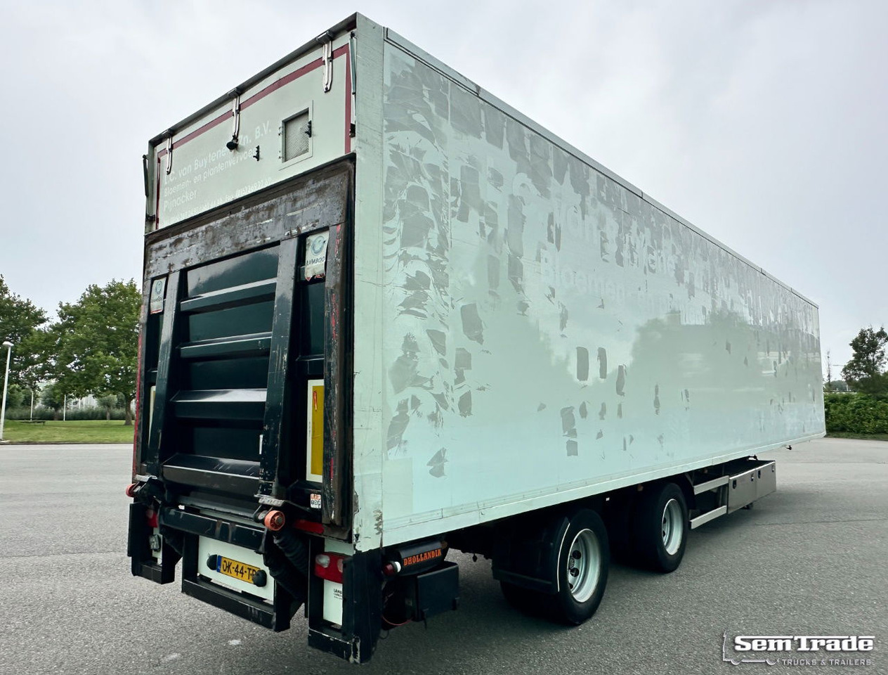 Lamboo T03 Isolated BOX + Heater Steering Axle Lift Axle Tail Lift NL-Trailer - Closed box semi-trailer: picture 4 Lamboo T03 Isolated BOX + Heater Steering Axle Lift Axle Tail Lift NL-Trailer - Closed box semi-trailer: picture 4