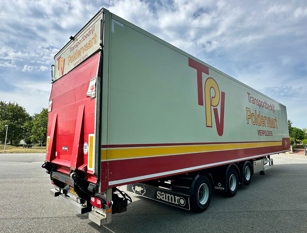 Samro 3-AS Stuuras 3 Tons Achtersluitklep - Refrigerator semi-trailer: picture 5 Samro 3-AS Stuuras 3 Tons Achtersluitklep - Refrigerator semi-trailer: picture 5