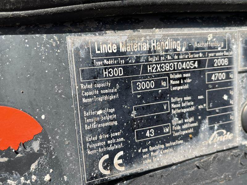 Diesel forklift Linde H 30 D: picture 9