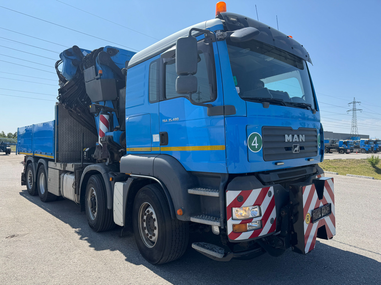 Truck mounted crane PALFINGER PK 150.002 mit MAN TGA 35.480 8x4: picture 1