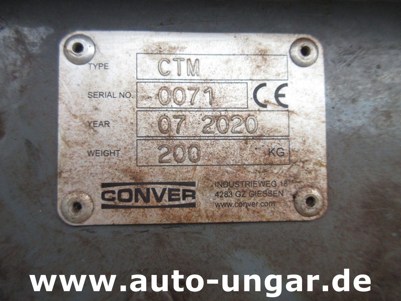 Conver C 430 H Mähboot mit T-Balken und Rechen Aquatic Weed Harvester Schneidboot - Boom mower: picture 5 Conver C 430 H Mähboot mit T-Balken und Rechen Aquatic Weed Harvester Schneidboot - Boom mower: picture 5