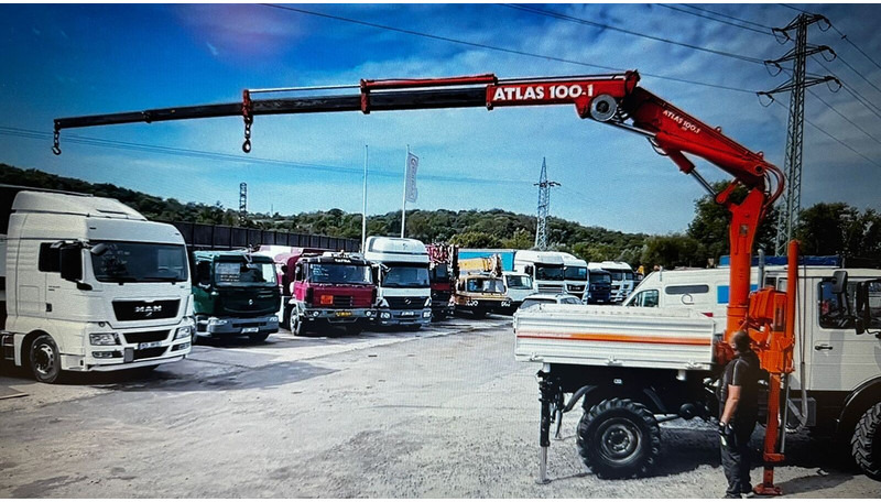 Mercedes-Benz UNIMOG 427.11 +12m! - Tipper, Crane truck: picture 3 Mercedes-Benz UNIMOG 427.11 +12m! - Tipper, Crane truck: picture 3