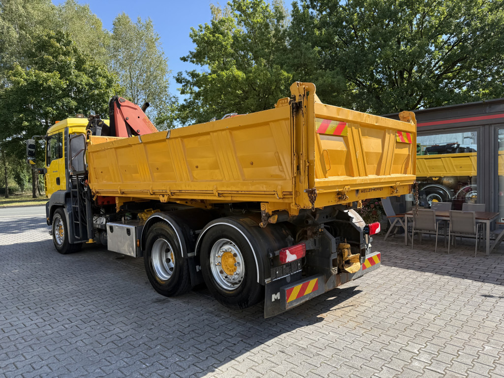 Tipper, Crane truck MAN TGA 26.360 6X2 Kipper Kran Palfinger 15500: picture 13