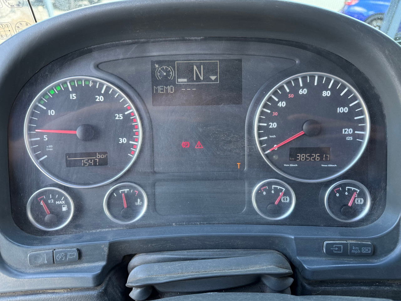 Tipper, Crane truck MAN TGA 26.360 6X2 Kipper Kran Palfinger 15500: picture 7