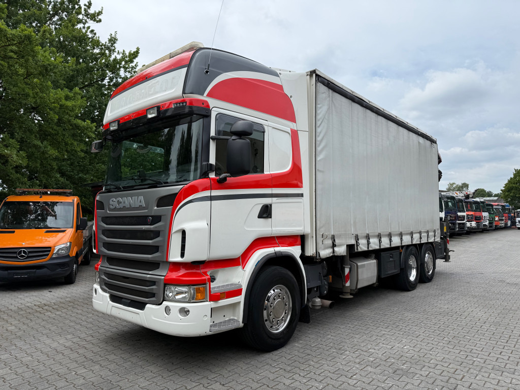 Scania R480 6X2 Palfinger 34002 bis 29 Meter - Curtain side truck, Crane truck: picture 1 Scania R480 6X2 Palfinger 34002 bis 29 Meter - Curtain side truck, Crane truck: picture 1