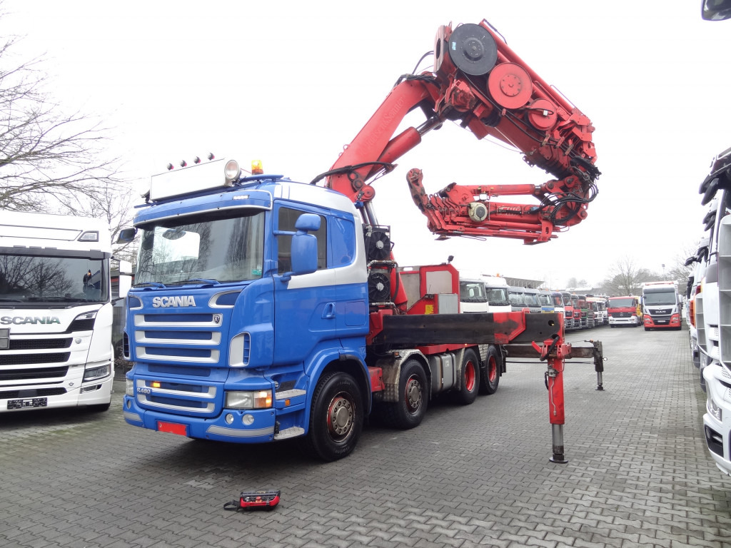 Scania R480 8X4 Effer 1550 bis 40 Meter - Crane truck, Tractor truck: picture 1 Scania R480 8X4 Effer 1550 bis 40 Meter - Crane truck, Tractor truck: picture 1