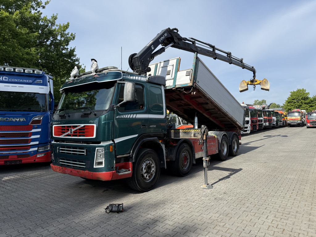 Volvo FM12 420 8X4 Kipper Kran Hiab 192-4 - Tipper, Crane truck: picture 1 Volvo FM12 420 8X4 Kipper Kran Hiab 192-4 - Tipper, Crane truck: picture 1
