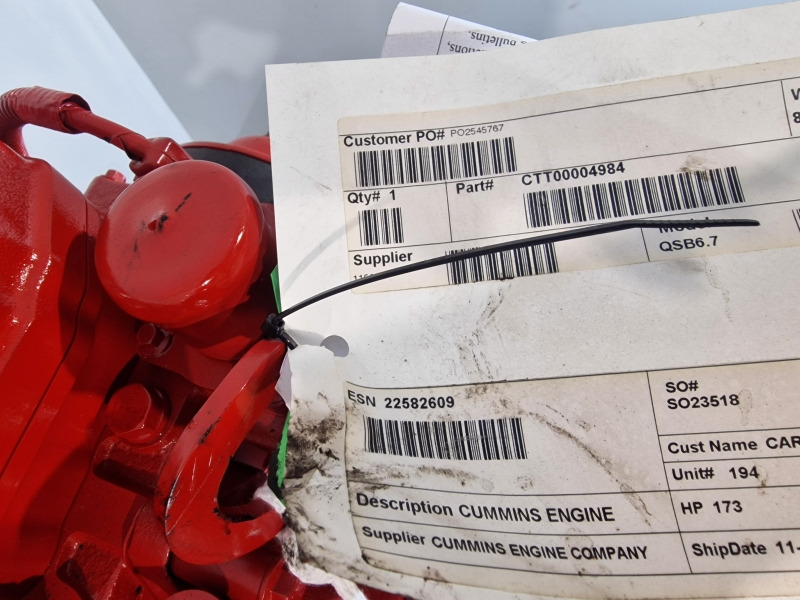 Cummins QSB6.7  CPL4990 New Engine (Plant) - Engine for Construction machinery: picture 2 Cummins QSB6.7  CPL4990 New Engine (Plant) - Engine for Construction machinery: picture 2