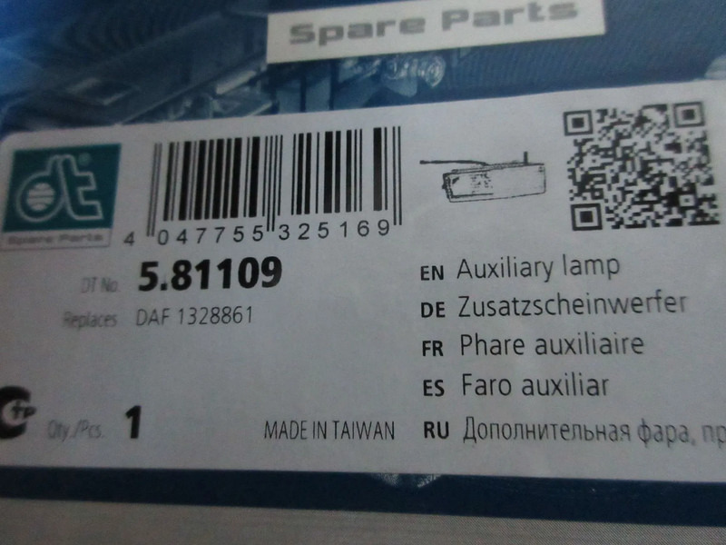 Fog light for Truck DAF 1328861 MISTLAMP DAF EURO 3 XF CF LF NIEUWE !!!!!: picture 6