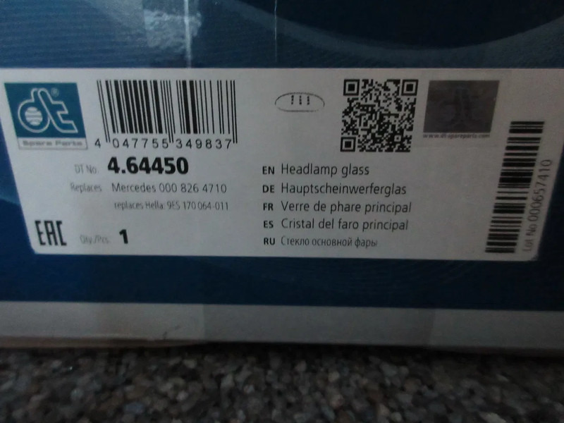 Mercedes-Benz A 000 826 47 10 KOPLAMP GLAS MERCEDES BENZ MP3 EURO 5 NIEUWE !!!! - Headlight for Truck: picture 3 Mercedes-Benz A 000 826 47 10 KOPLAMP GLAS MERCEDES BENZ MP3 EURO 5 NIEUWE !!!! - Headlight for Truck: picture 3