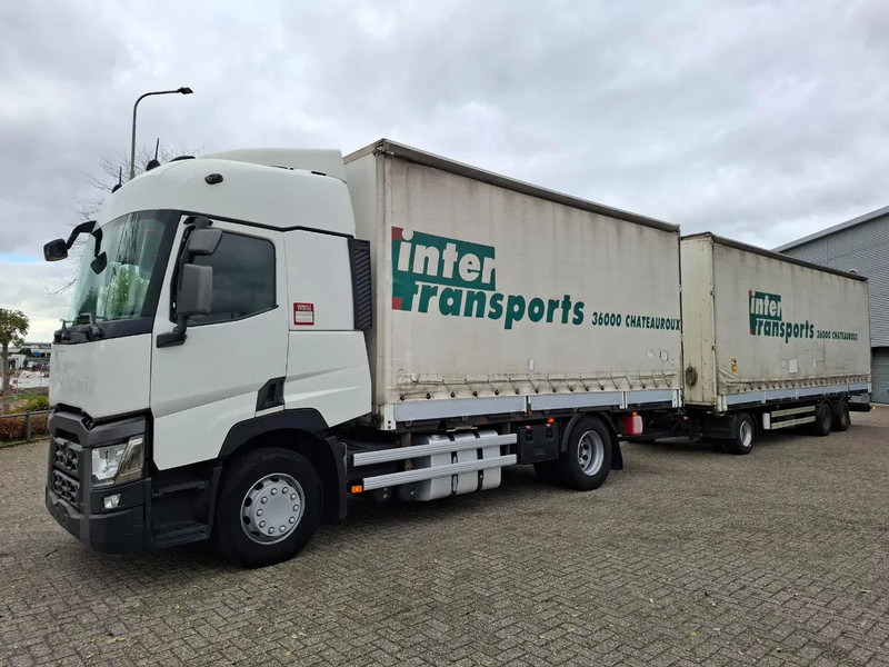 Renault T480 COMFORT / DOUBLE TANK / TIR LINE / TUV:30-03-2026 / THROUGH LOADING SYSTEM / LWDS / AUTOMATIC / EURO-6 / 2017 - Curtain side truck: picture 1 Renault T480 COMFORT / DOUBLE TANK / TIR LINE / TUV:30-03-2026 / THROUGH LOADING SYSTEM / LWDS / AUTOMATIC / EURO-6 / 2017 - Curtain side truck: picture 1
