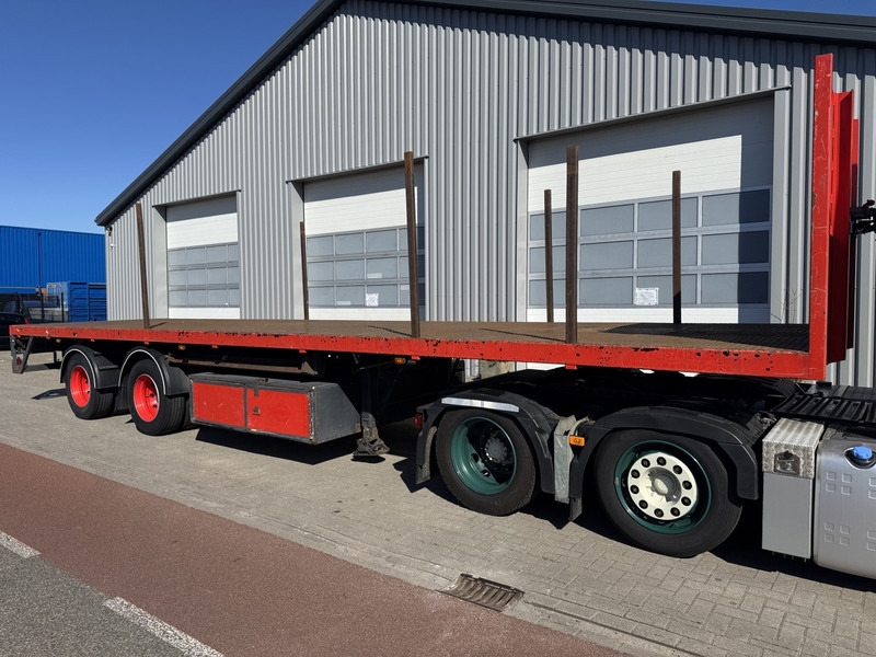 Samro 233 DCR, Kooi-aap, Power Steering, Lift Axle - Dropside/ Flatbed semi-trailer: picture 1 Samro 233 DCR, Kooi-aap, Power Steering, Lift Axle - Dropside/ Flatbed semi-trailer: picture 1
