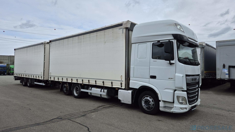 DAF XF 480 FAR SSC EURO 6 velkoobjemová souprava - prodejné jen s přívěsem PANAV TVK18M - P0463W - cena je za celou soupravu - Curtain side truck: picture 1 DAF XF 480 FAR SSC EURO 6 velkoobjemová souprava - prodejné jen s přívěsem PANAV TVK18M - P0463W - cena je za celou soupravu - Curtain side truck: picture 1