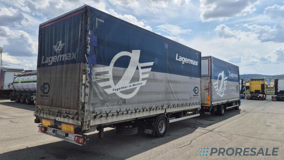 GTS PJT 10N 1-osý - prodejný jen s vozidlem DAF LF 260 FA EURO 6 D1853Z - cena je za celou soupravu - Curtainsider trailer: picture 1 GTS PJT 10N 1-osý - prodejný jen s vozidlem DAF LF 260 FA EURO 6 D1853Z - cena je za celou soupravu - Curtainsider trailer: picture 1