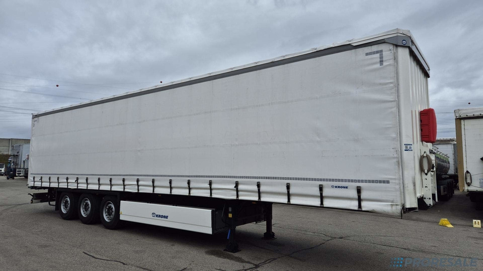KRONE SD PROFI LINER + paletový koš 32 palet + 2 x zvedací náprava - Curtainsider semi-trailer: picture 1 KRONE SD PROFI LINER + paletový koš 32 palet + 2 x zvedací náprava - Curtainsider semi-trailer: picture 1