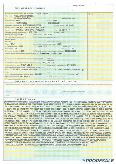 Tractor truck DAF XF 510 FT SSC EURO 6: picture 10 Tractor truck DAF XF 510 FT SSC EURO 6: picture 10