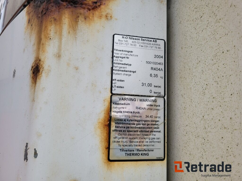 Refrigerator trailer Släp / kylsläp HFR med SKAB dubbelplan skåp 4 axligt: picture 17