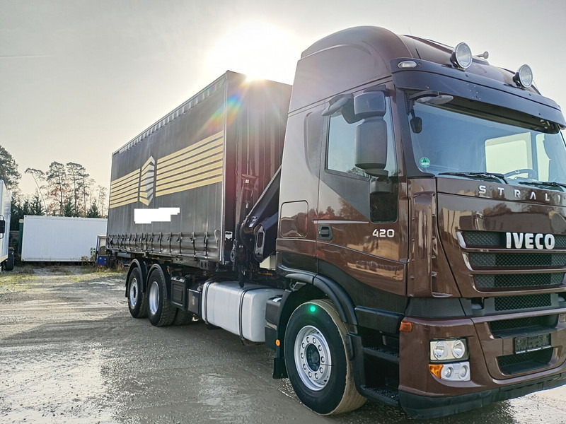 Iveco AS260S42Y/FS CM BDF HIAB 144E-4 HIDUO 12,7 m - Curtain side truck, Crane truck: picture 3 Iveco AS260S42Y/FS CM BDF HIAB 144E-4 HIDUO 12,7 m - Curtain side truck, Crane truck: picture 3