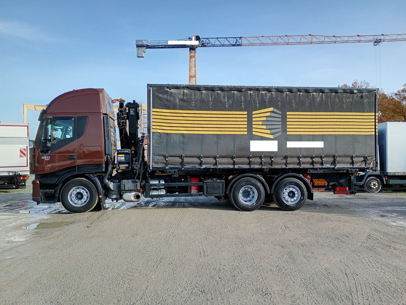 Iveco AS260S42Y/FS CM BDF HIAB 144E-4 HIDUO 12,7 m - Curtain side truck, Crane truck: picture 1 Iveco AS260S42Y/FS CM BDF HIAB 144E-4 HIDUO 12,7 m - Curtain side truck, Crane truck: picture 1