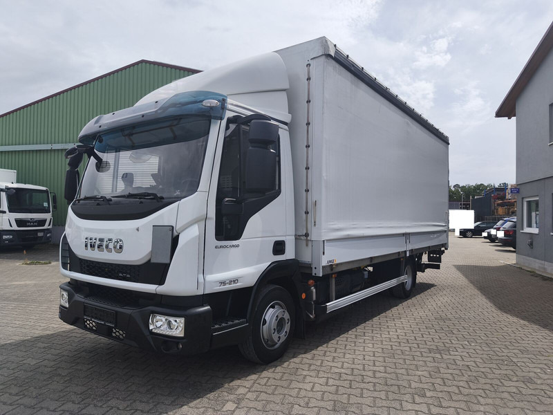 Curtain side truck Iveco Eurocargo 75-210 Plane 3-Sitzer 4x2 Euro 6 LBW (20): picture 1