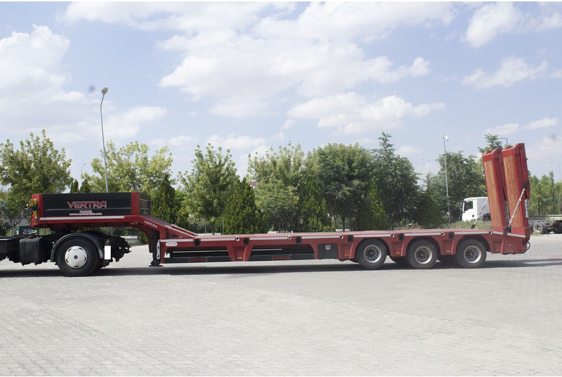 New Low loader semi-trailer Vertra 3-Achs Tieflader verbreiterbar Liftachse NEU: picture 12