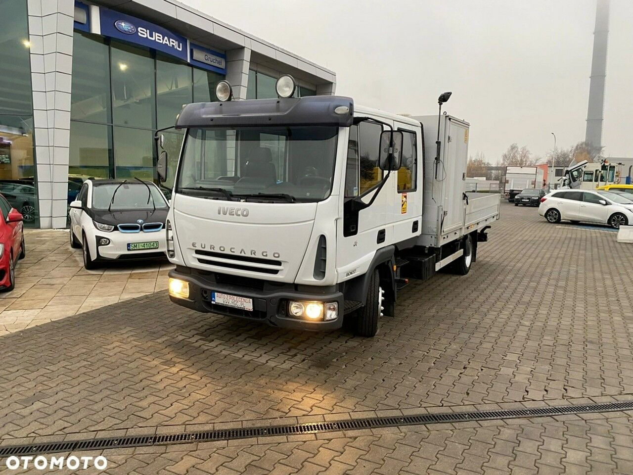 Iveco Eurocargo ML80E17 / HDS HMF / 1 Owner / Doka Iveco Eurocargo ML80E17 / HDS HMF / 1 Owner / Doka - Dropside/ Flatbed truck, Crane truck: picture 5 Iveco Eurocargo ML80E17 / HDS HMF / 1 Owner / Doka Iveco Eurocargo ML80E17 / HDS HMF / 1 Owner / Doka - Dropside/ Flatbed truck, Crane truck: picture 5