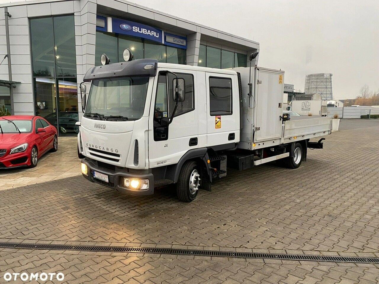 Iveco Eurocargo ML80E17 / HDS HMF / 1 Owner / Doka Iveco Eurocargo ML80E17 / HDS HMF / 1 Owner / Doka - Dropside/ Flatbed truck, Crane truck: picture 4 Iveco Eurocargo ML80E17 / HDS HMF / 1 Owner / Doka Iveco Eurocargo ML80E17 / HDS HMF / 1 Owner / Doka - Dropside/ Flatbed truck, Crane truck: picture 4