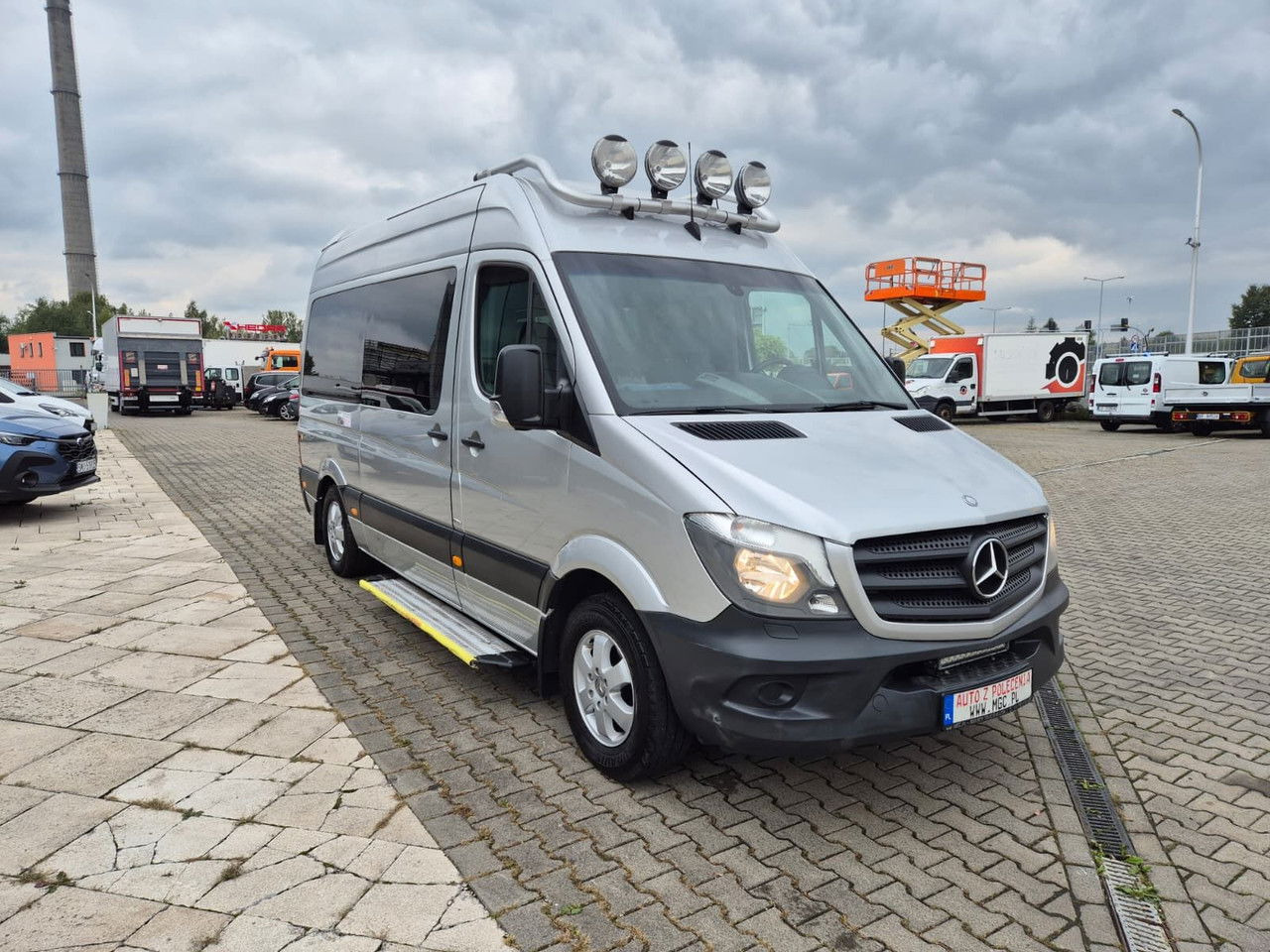 Passenger van Mercedes-Benz Sprinter 316 NGT / 1 Owner / 9 Seats / Ramp Uhaul / Petrol + CNG: picture 1