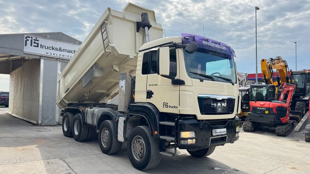 Tipper MAN TGS 35.480 8x4 schmitz dumper tipper: picture 9