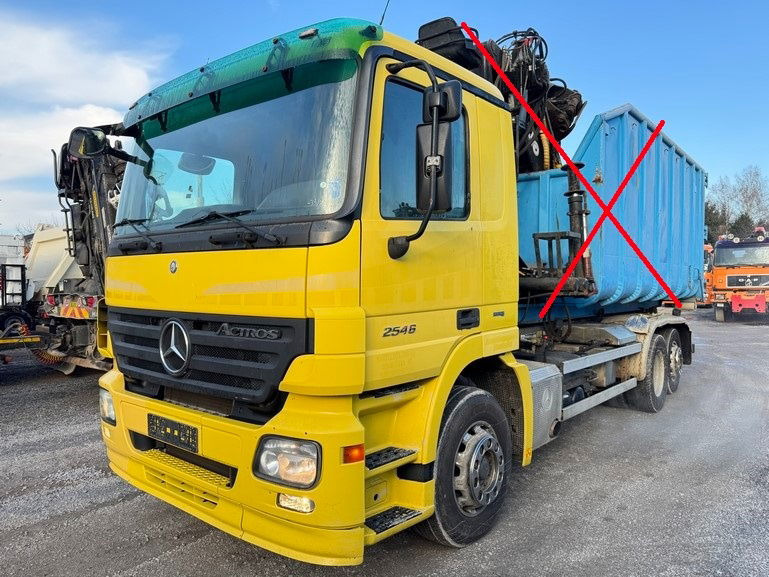 Mercedes-Benz Actros 2546 6x2 abroll - retarder - front spring - Container transporter/ Swap body truck: picture 1 Mercedes-Benz Actros 2546 6x2 abroll - retarder - front spring - Container transporter/ Swap body truck: picture 1