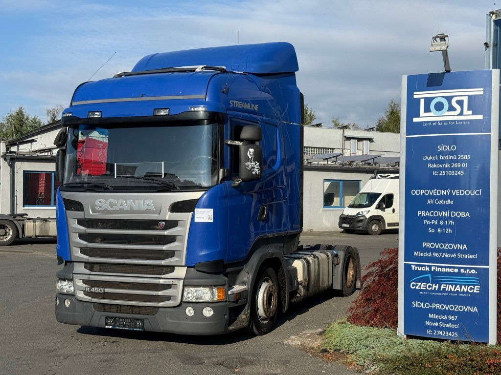 Scania R450 Highline EURO 6 MEGA/lowdeck - Tractor truck: picture 1 Scania R450 Highline EURO 6 MEGA/lowdeck - Tractor truck: picture 1