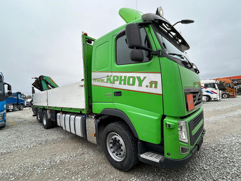 Volvo FH 420 / PALFINGER PK26002 / TULOSSA - Dropside/ Flatbed truck, Crane truck: picture 2 Volvo FH 420 / PALFINGER PK26002 / TULOSSA - Dropside/ Flatbed truck, Crane truck: picture 2