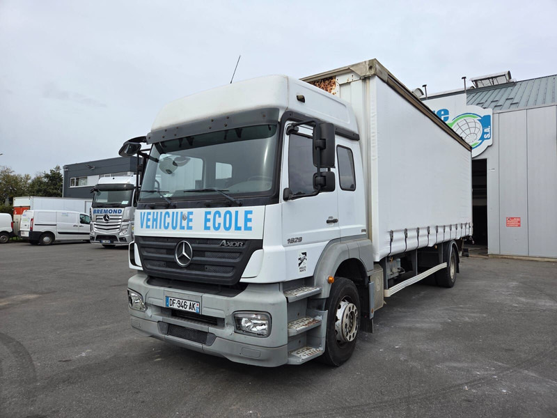 Mercedes-Benz Axor 1829 - full steel/lames - Curtain side truck: picture 1 Mercedes-Benz Axor 1829 - full steel/lames - Curtain side truck: picture 1