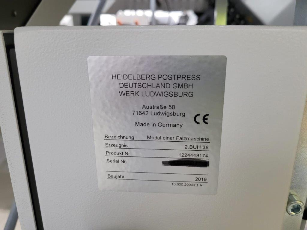 2.station Heidelberg Stahlfolder BUH 36-6 with MCT Koppelbox - Folding machine: picture 2 2.station Heidelberg Stahlfolder BUH 36-6 with MCT Koppelbox - Folding machine: picture 2