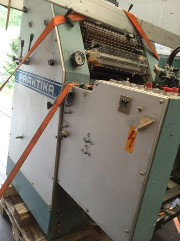 Offset printing machine MAN Roland Practica PR 00 single-color offset press with imprinting unit for numbering: picture 15