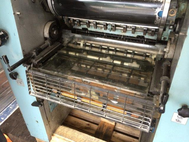 Offset printing machine MAN Roland Practica PR 00 single-color offset press with imprinting unit for numbering: picture 6