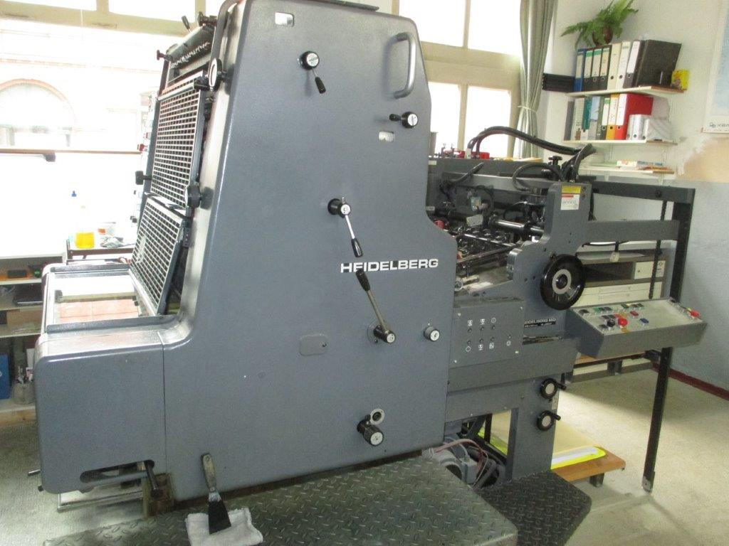 Single-Color Heidelberger M-Offset printing machine with cito system for perforation and creasing - Offset printing machine: picture 2 Single-Color Heidelberger M-Offset printing machine with cito system for perforation and creasing - Offset printing machine: picture 2