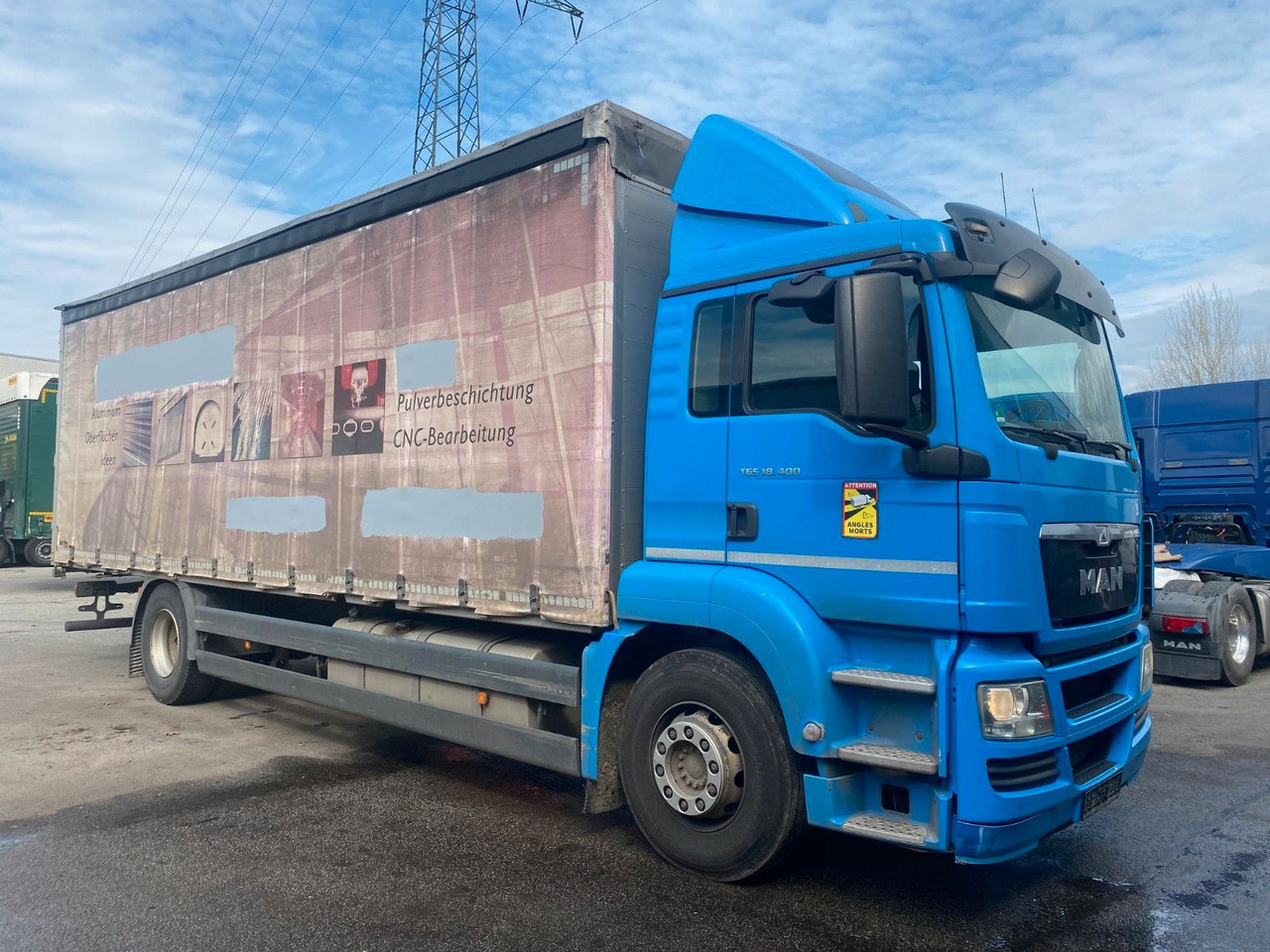 MAN 18.400 8m Lang/10t Nutzlast/2 Stück MAN 18.400 kein 18.440 2 x - Curtain side truck: picture 3 MAN 18.400 8m Lang/10t Nutzlast/2 Stück MAN 18.400 kein 18.440 2 x - Curtain side truck: picture 3